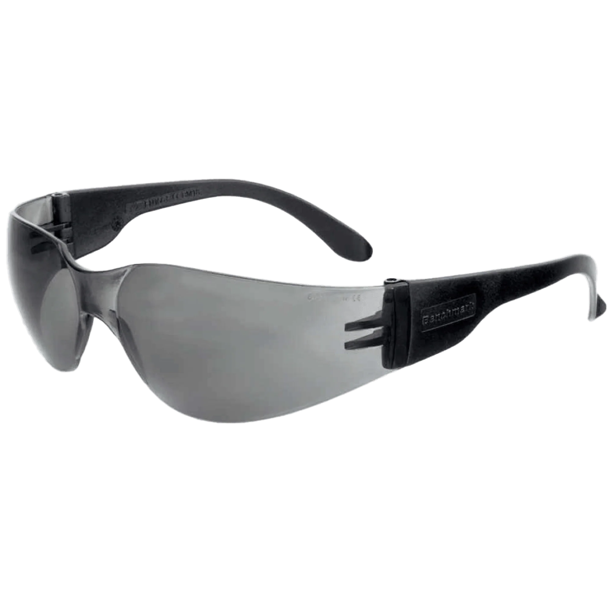 BENCHMARK BM18 Wrap Around Safety Glasses with Dark Grey Lens