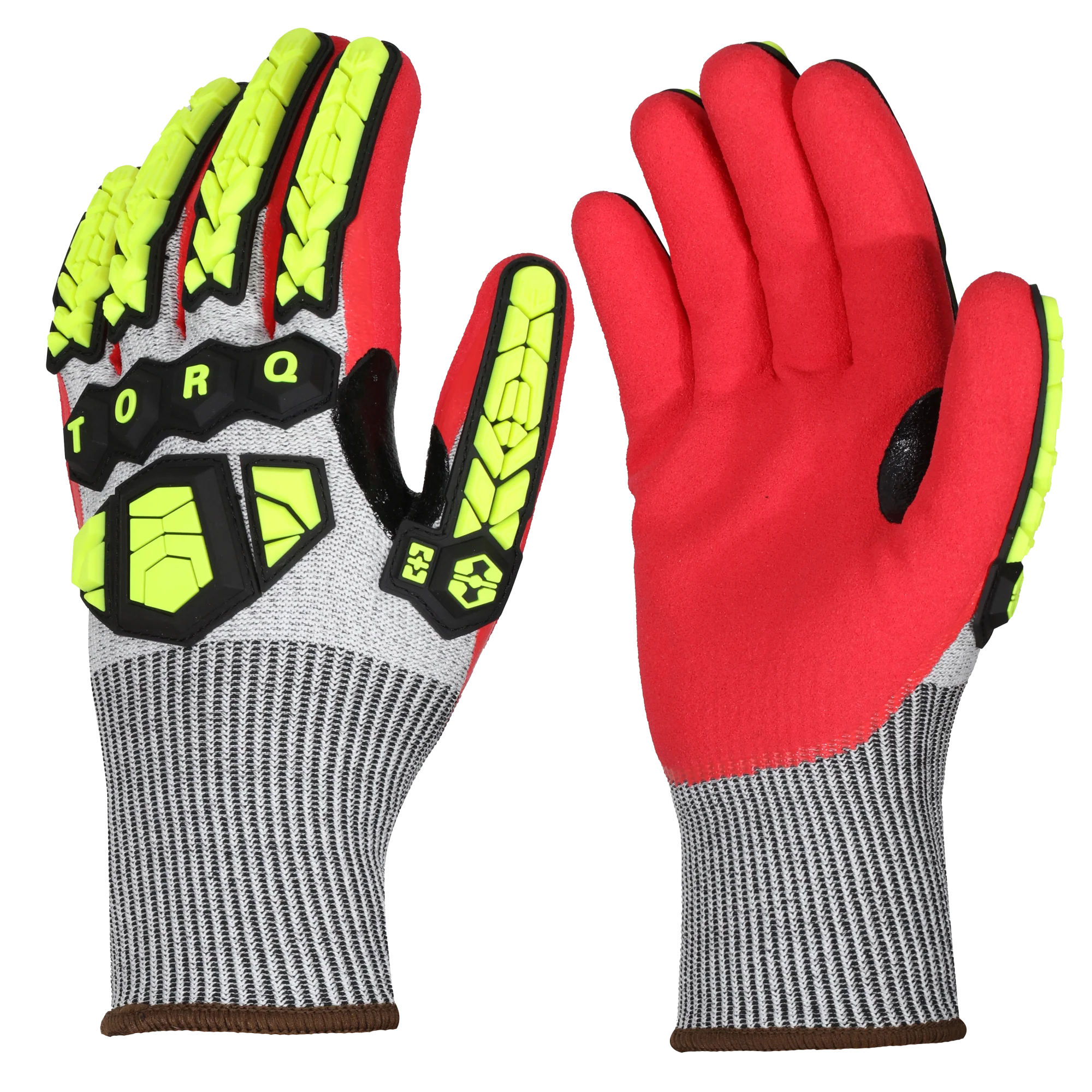 SKYTEC Torq Komet Hi-Vis Medium Cut Resistant Impact Gloves